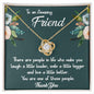 Love Knot Necklace to an amazing Friend