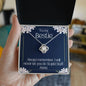 Love Knot Necklace for My Bestie