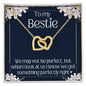 Bestie's Interlocking Hearts Necklace