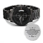 Black Chronograph Watch to my Husband