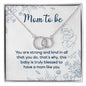 Mom to be Perfect Pair Necklace