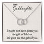 Perfect Pair Necklace to Goddaughter