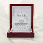 Mom to be Perfect Pair Necklace