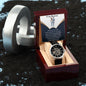 Men's Openwork Watch for my Husband with message card