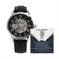 Men's Openwork Watch for my Soulmate with message card