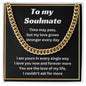 Timeless Cuban Chain to my Soulmate