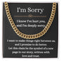 I'm Sorry Cuban Chain