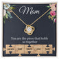 Personalized Mom Necklace - Puzzle pieces #2