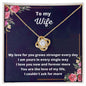 Love Knot Necklace to my Wife