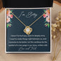 Apology Love Knot Necklace