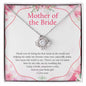 Love Knot Necklace for the Mother of the Bride