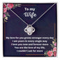 Love Knot Necklace to my Wife