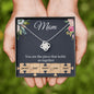 Personalized Mom Necklace - Puzzle pieces #2