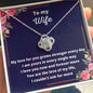 Love Knot Necklace to my Wife