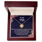 Love Knot Necklace to my Wife