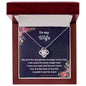 Love Knot Necklace to my Wife