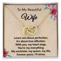 To my Beautiful Wife Necklace