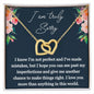 Interlocking Hearts Apology Necklace