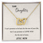 Interlocking Hearts Necklace to my Daughter