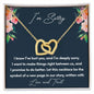 Apology Interlocking Hearts Necklace