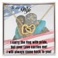 Heart shaped neckless for wife from military husband