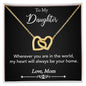 To my Daughter from Mom Heart Neckless