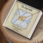 Personalized 'Our First Date' Interlocking Hearts Necklace