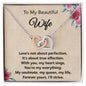 To my Beautiful Wife Necklace