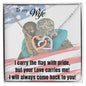 Heart shaped neckless for wife from military husband