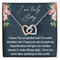 Interlocking Hearts Apology Necklace