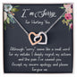 I'm Sorry Interlocking Hearts Necklace