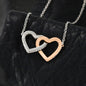 Heart shaped neckless for wife from military husband