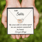 Sister Interlocking Hearts Necklace