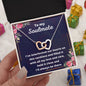 Interlocked hearts Necklace to my Soulmate