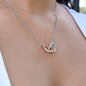 Interlocking Hearts Necklace to my Soulmate
