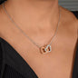 Interlocking Hearts Necklace to my Soulmate