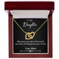 To my Daughter from Mom Heart Neckless