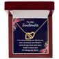 Interlocked hearts Necklace to my Soulmate