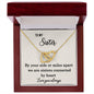 Sister Interlocking Hearts Necklace