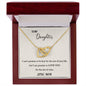 Interlocking Hearts Necklace to my Daughter