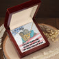 Heart shaped neckless for wife from military husband