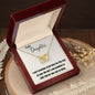 Interlocking Hearts Necklace for Loving Daughter