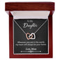 To my Daughter from Mom Heart Neckless