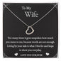 Heart Necklace to my wife