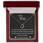 Heart Necklace to my wife