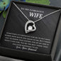 Forever Love Necklace to my gorgeous wife