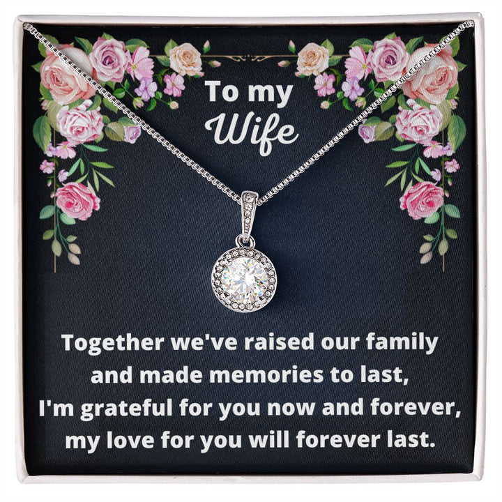 To My Wife From Husband Heart Necklace – GiftingLoveStore