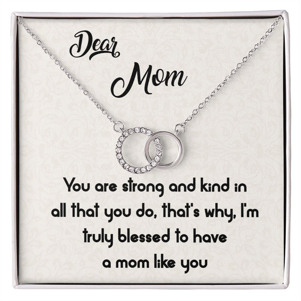 Perfect pair necklace for mom