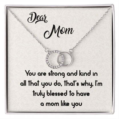 Perfect pair necklace for mom