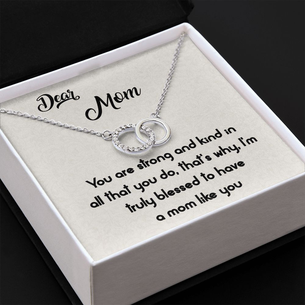 Perfect pair necklace for mom